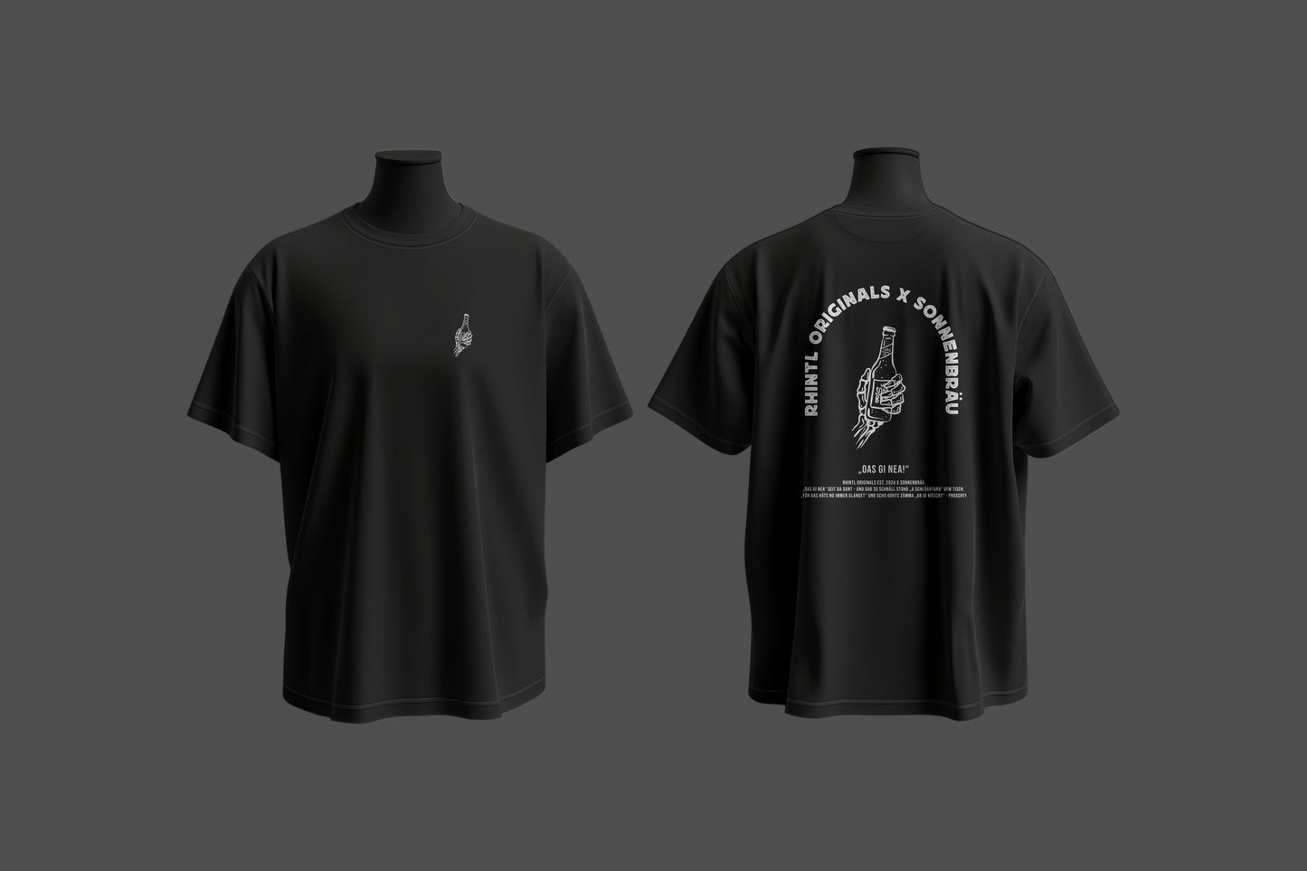 Oversize T-Shirt Sonnenbräu black