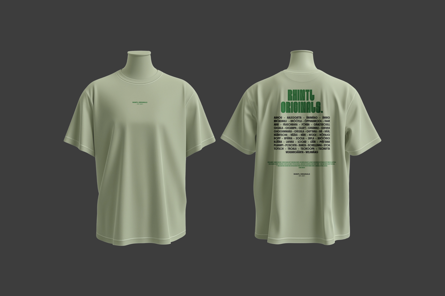 Oversize T-Shirt Rhintl LinUp softsalvia
