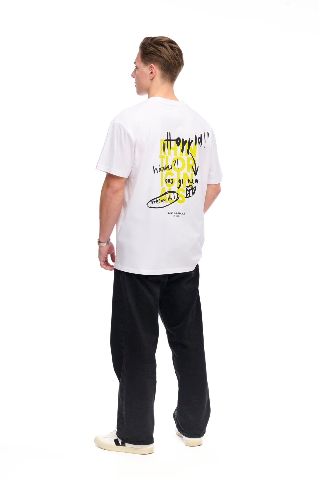 Oversize T-Shirt white "Hoppid"