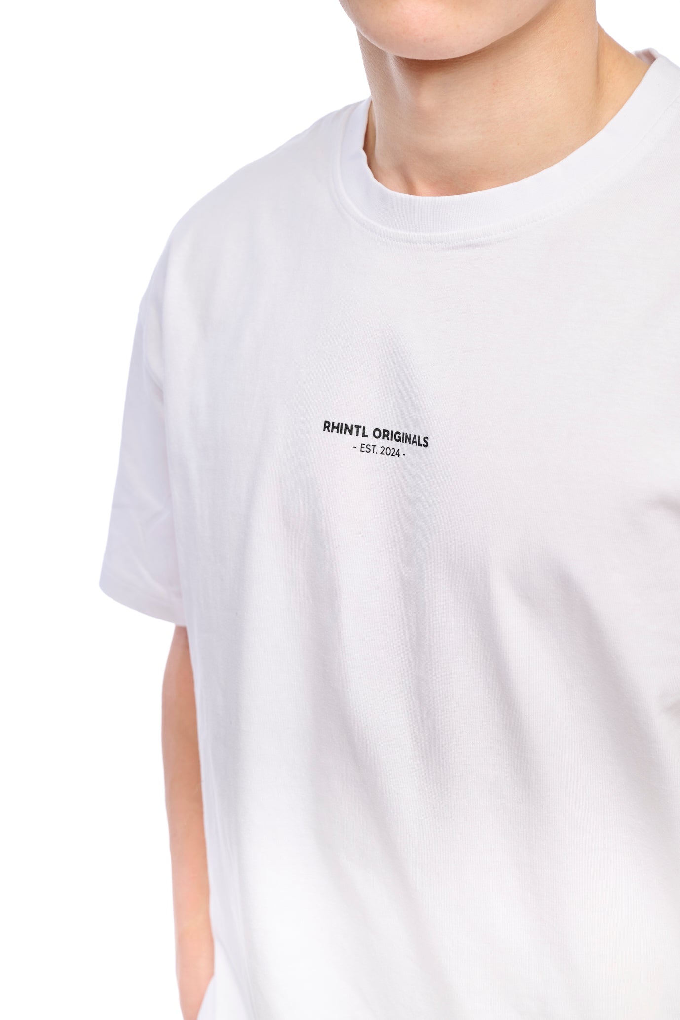 Oversize T-Shirt white "Hoppid"
