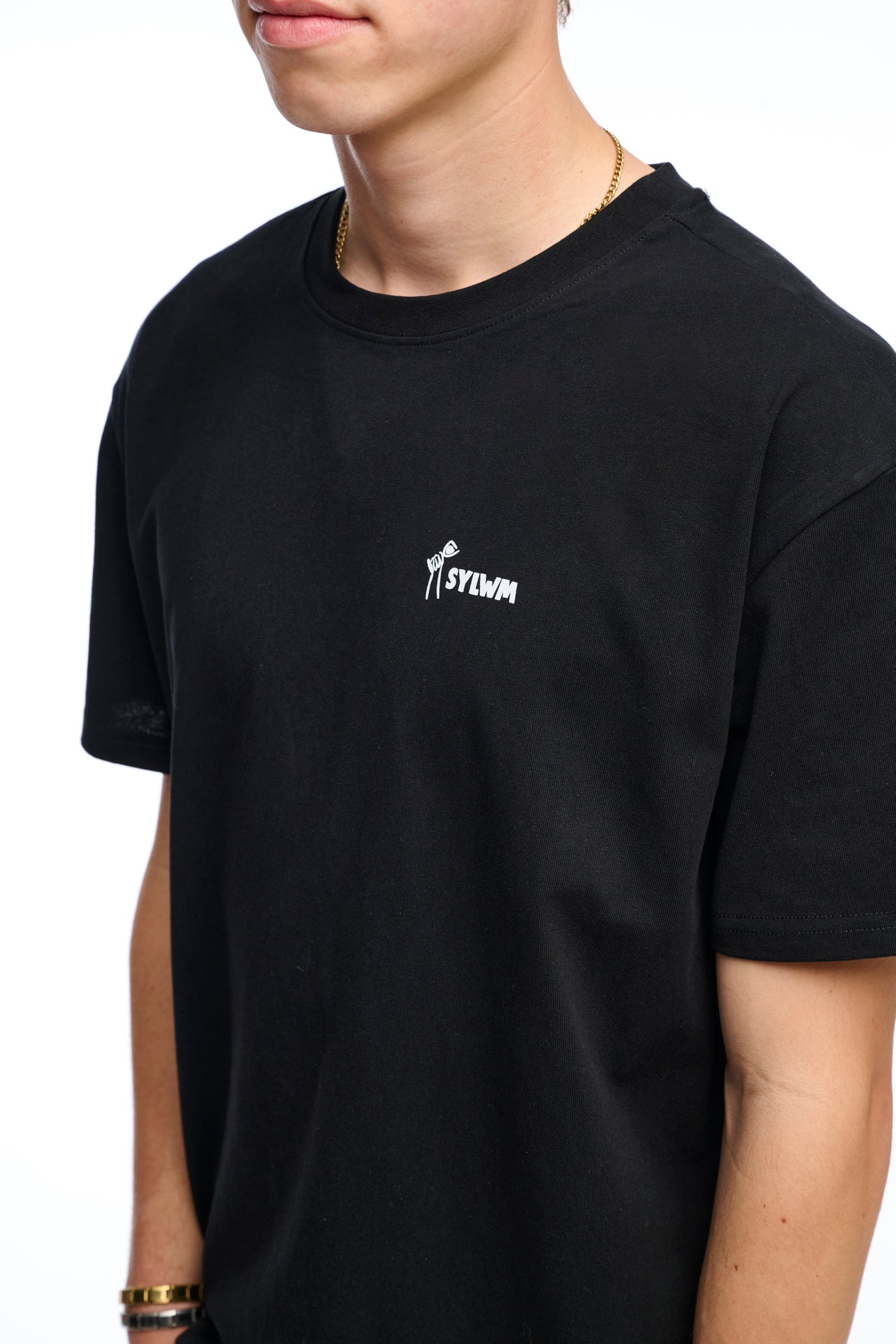 Oversize T-Shirt black Wetli Weine "SYLWM"
