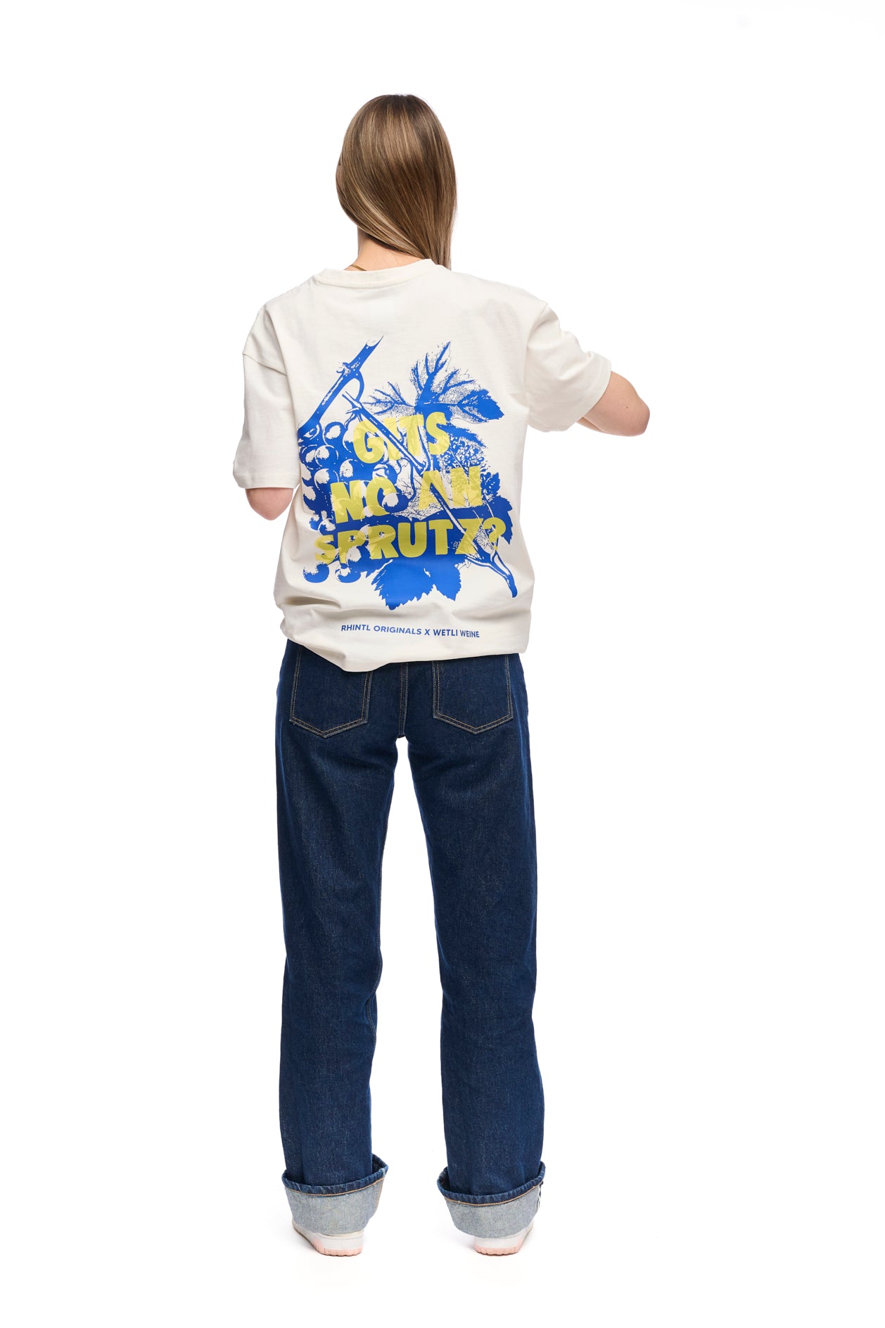 Oversize T-Shirt blancwhite Wetli Weine "Sprutz"