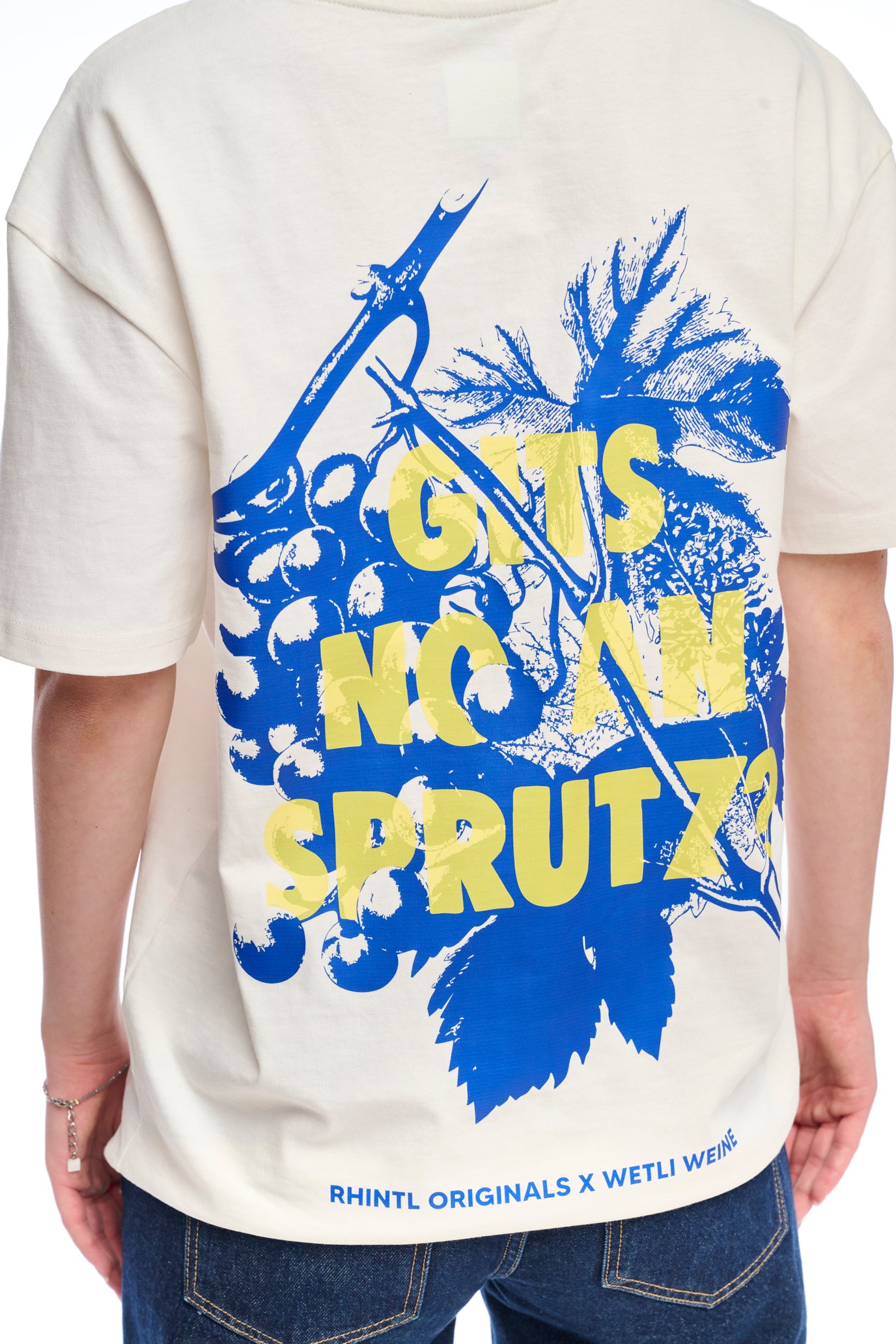 Oversize T-Shirt blancwhite Wetli Weine "Sprutz"