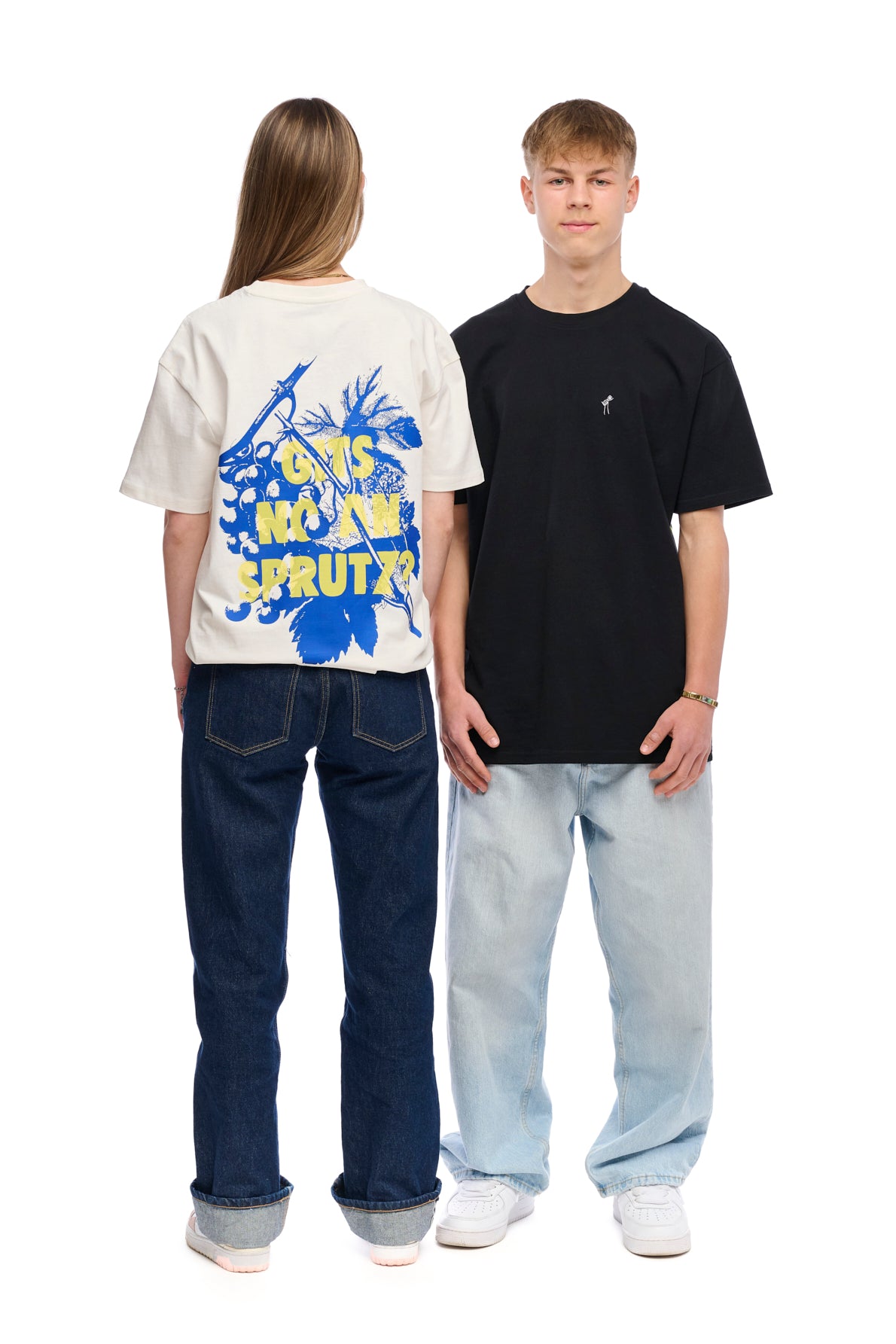Oversize T-Shirt blancwhite Wetli Weine "Sprutz"