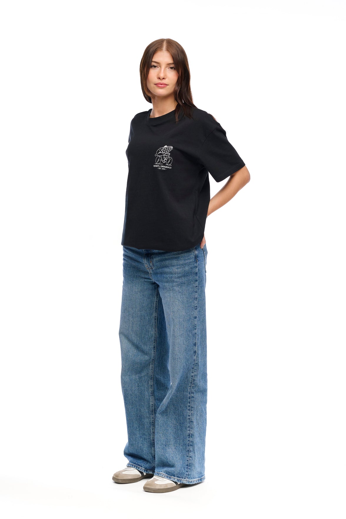 Oversize T-Shirt black "Velo"