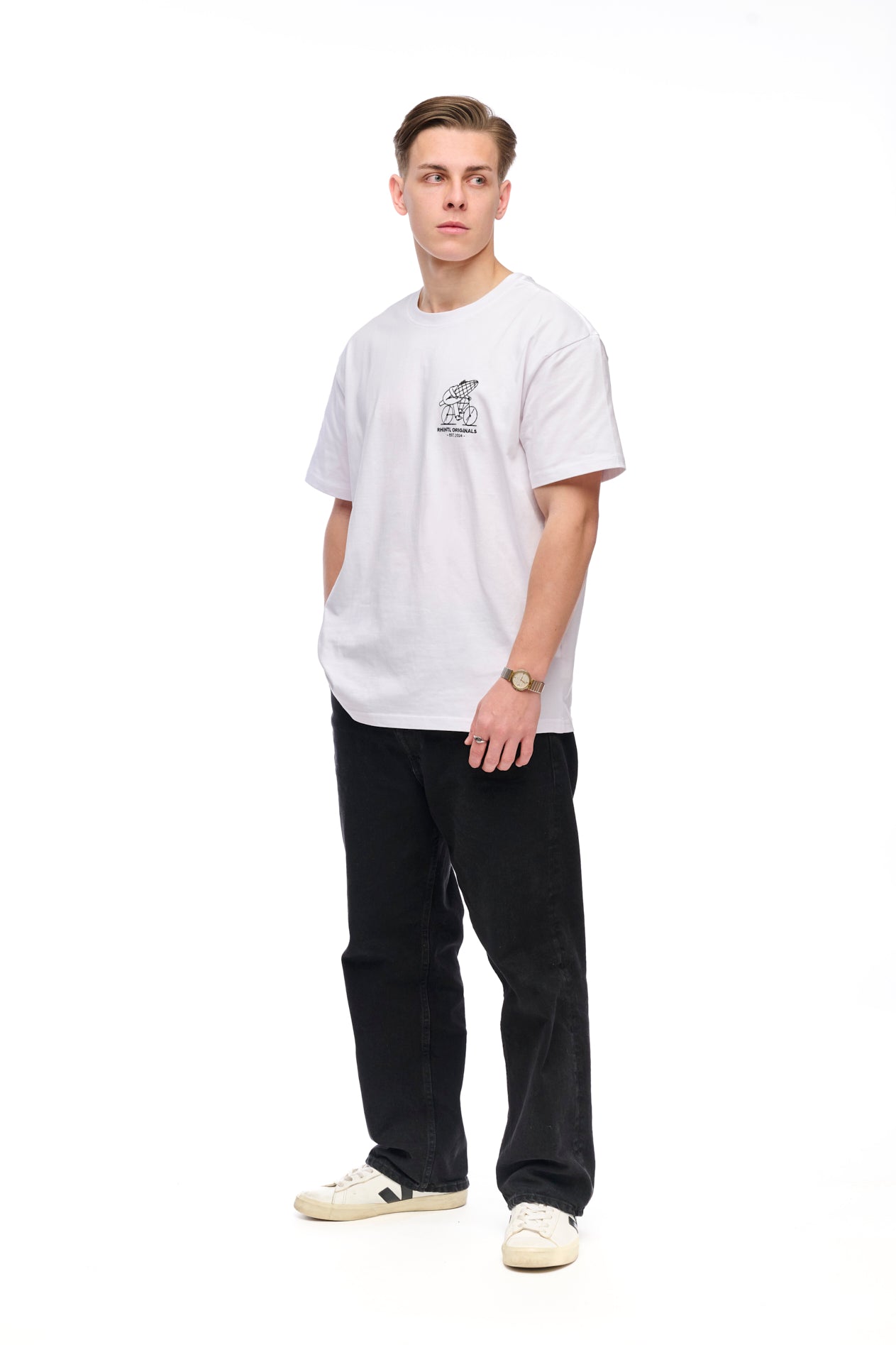 Oversize T-Shirt white "Velo"