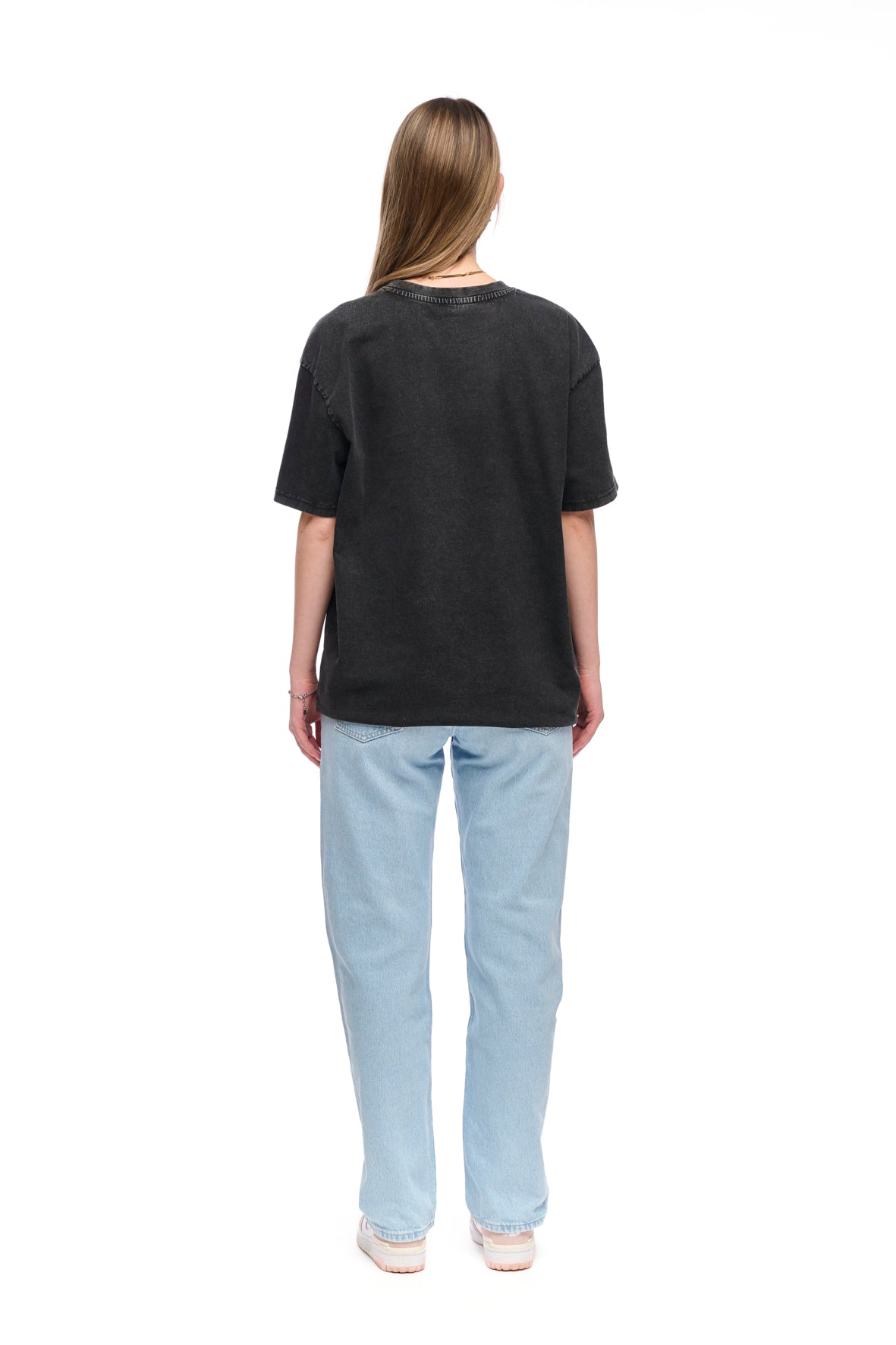 "Essential Collection" Washed Oversize T-Shirt black