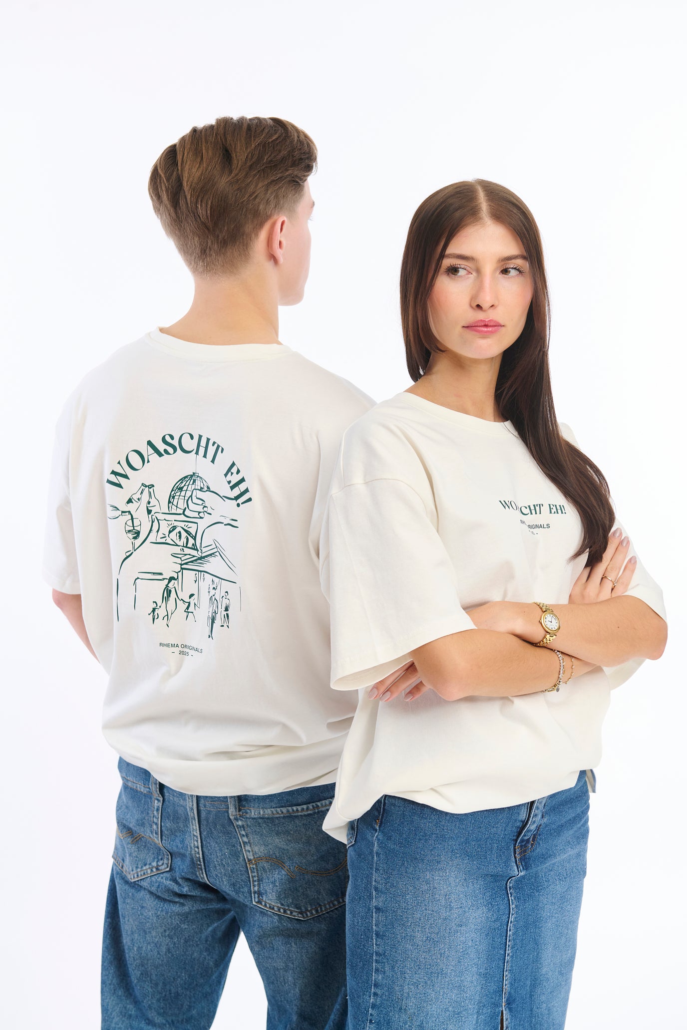 Oversize T-Shirt blancwhite "RHEMA"