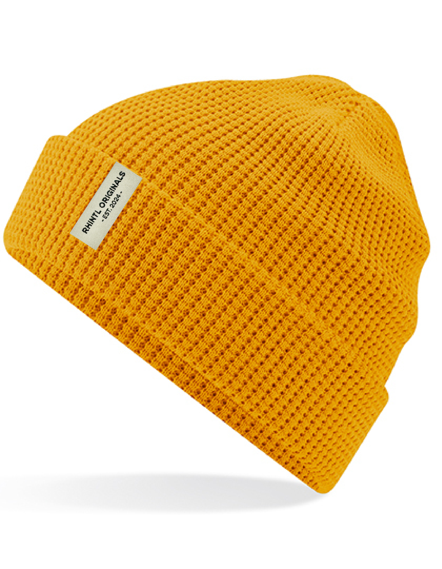 Organic Beanie mustard