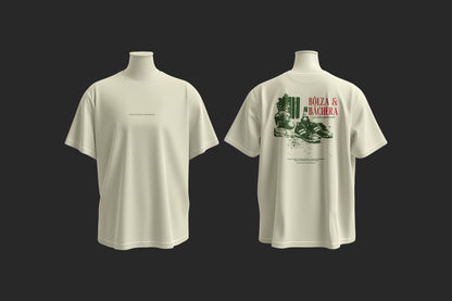 Oversize T-Shirt Pokalturnier cream