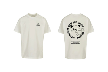 Oversize T-Shirt Im Rhintl seit me Hopp blancwhite