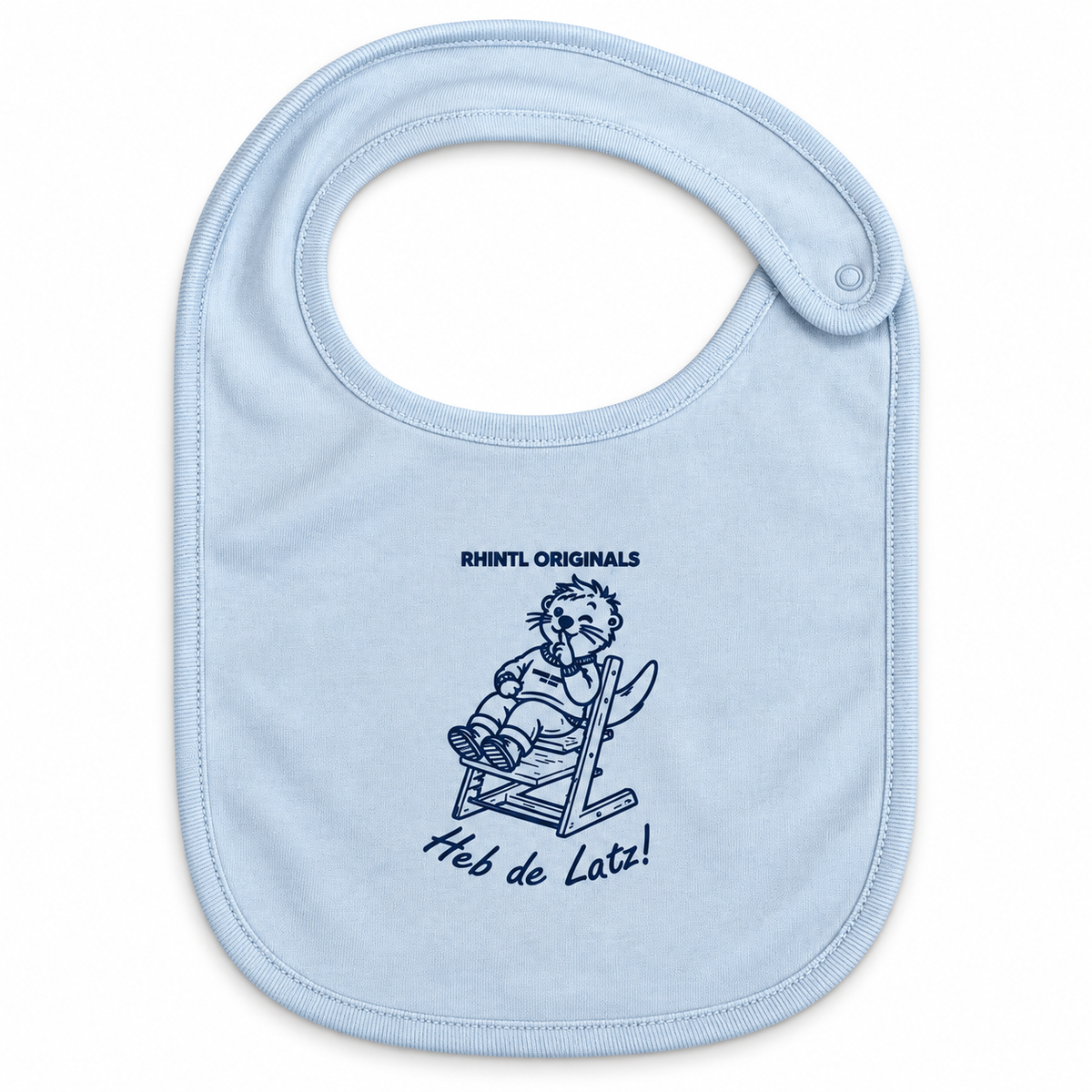 Rhintl Originals Baby Lätzchen Light Blue