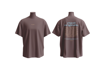 Oversize T-Shirt Rhintl LineUp Kaffa Coffee