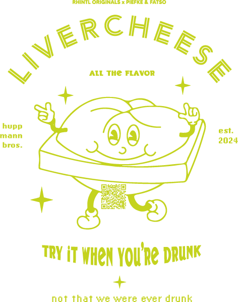 Oversize T-Shirt Livercheese washed black