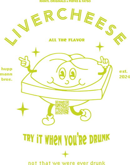 Oversize T-Shirt Livercheese washed black