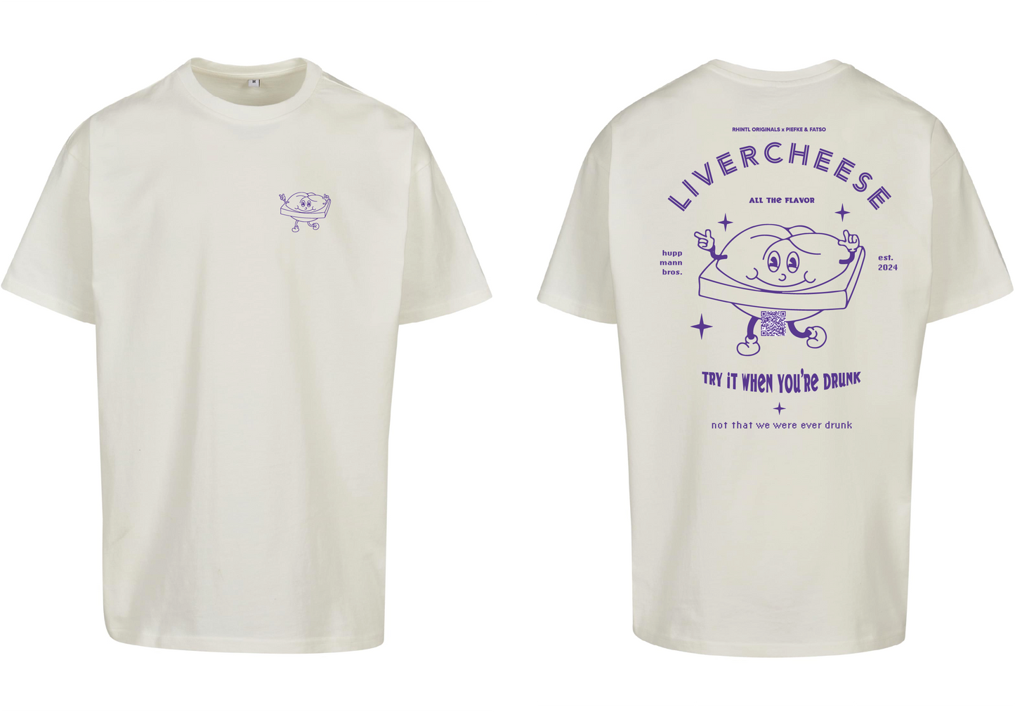 Oversize T-Shirt Livercheese blancwhite
