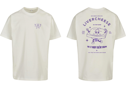 Oversize T-Shirt Livercheese blancwhite