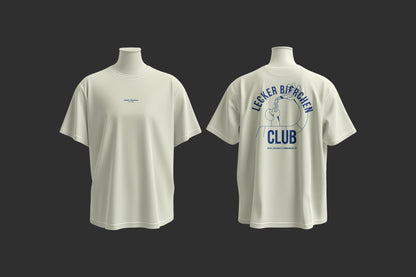 Oversize T-Shirt Lecker Bierchen Club cream