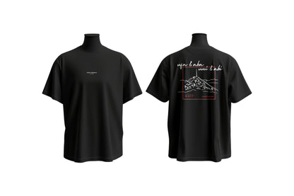Oversize T-Shirt Ufa & Aba black