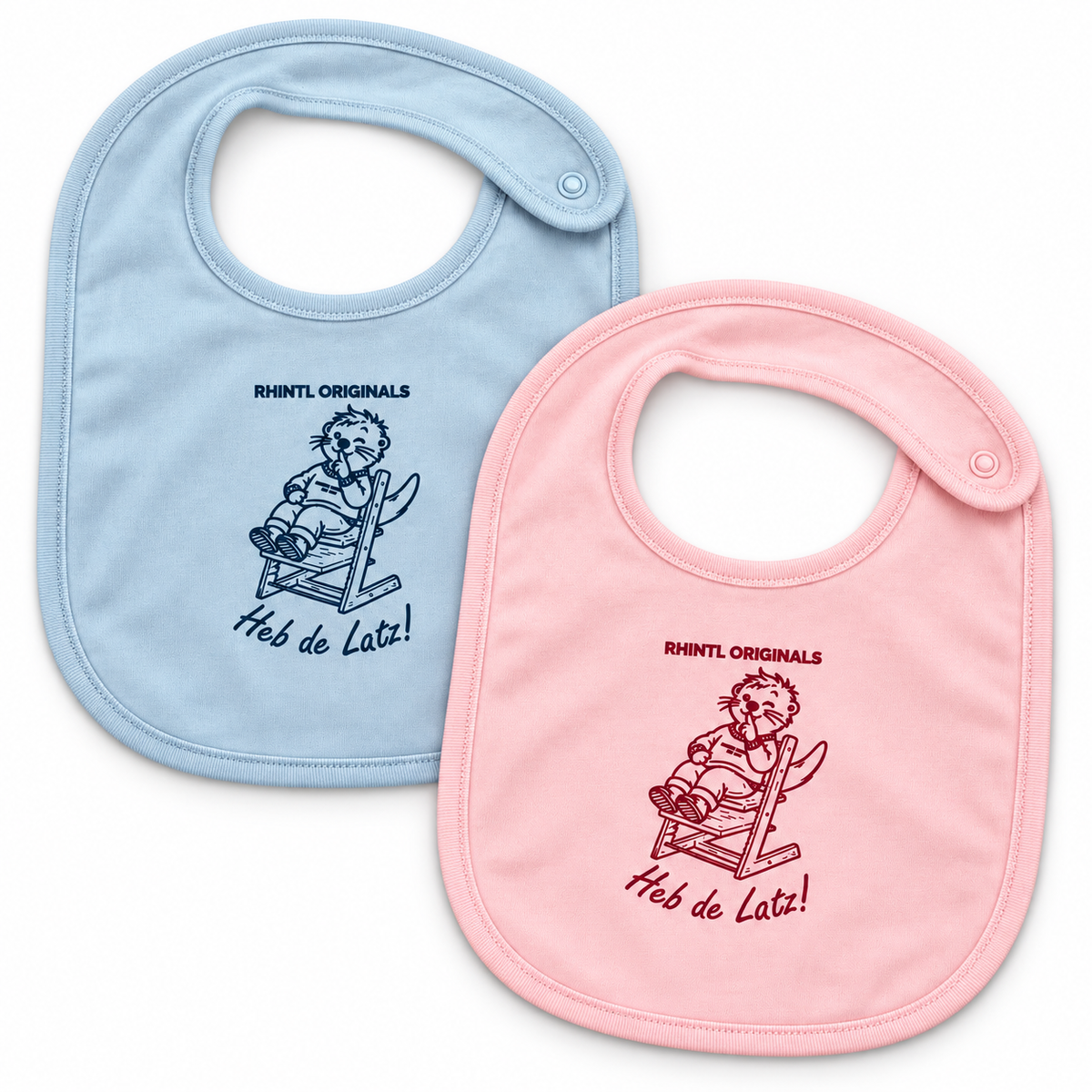 Rhintl Originals Baby Lätzchen Light Pink