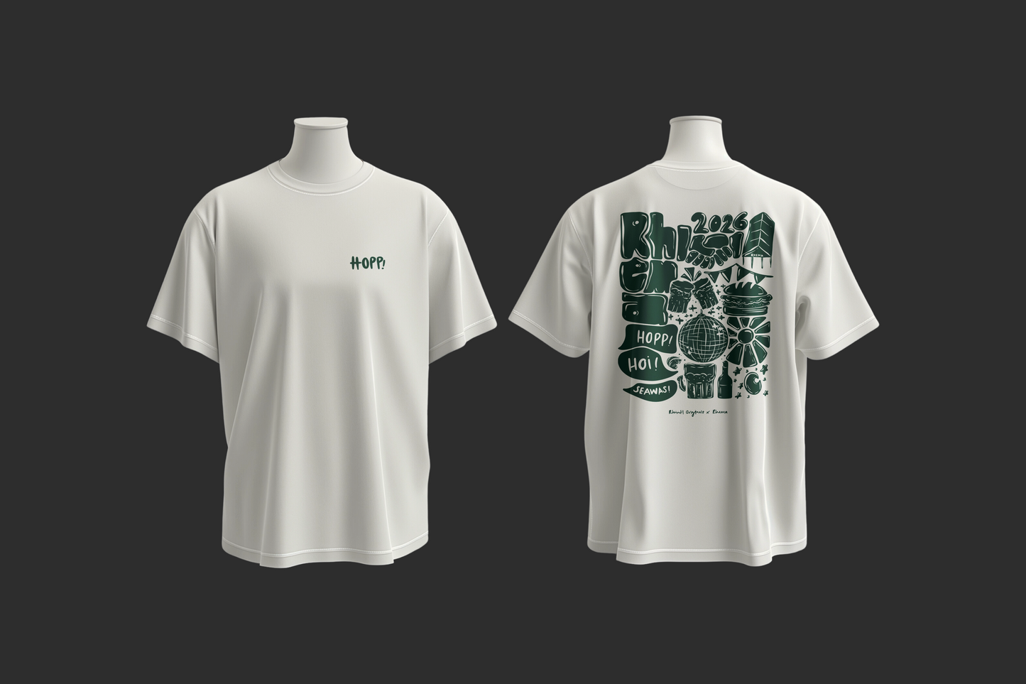 Oversize T-Shirt RHEMA 2026 cream