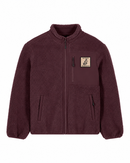 Sherpajacke Rhintl Originals red brown