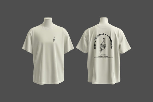Oversize T-Shirt Sonnenbräu blancwhite