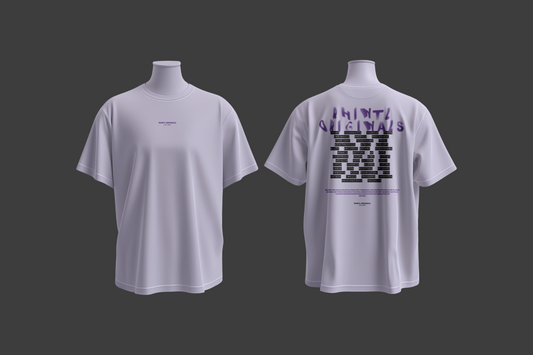Oversize T-Shirt Rhintl Dialekt lilac