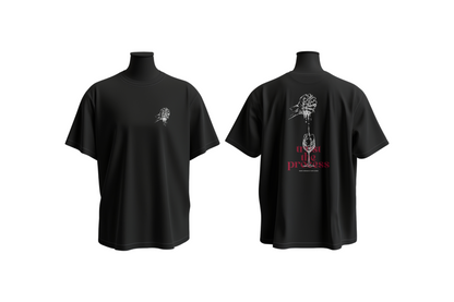 T-Shirt Wetli Weine trust the process black