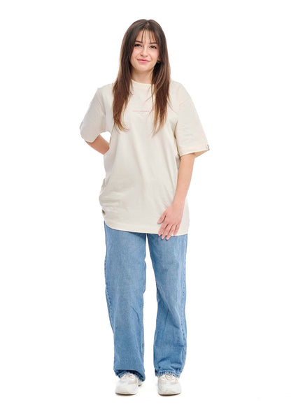 Oversize T-Shirt "Hoppid 2.0" cream