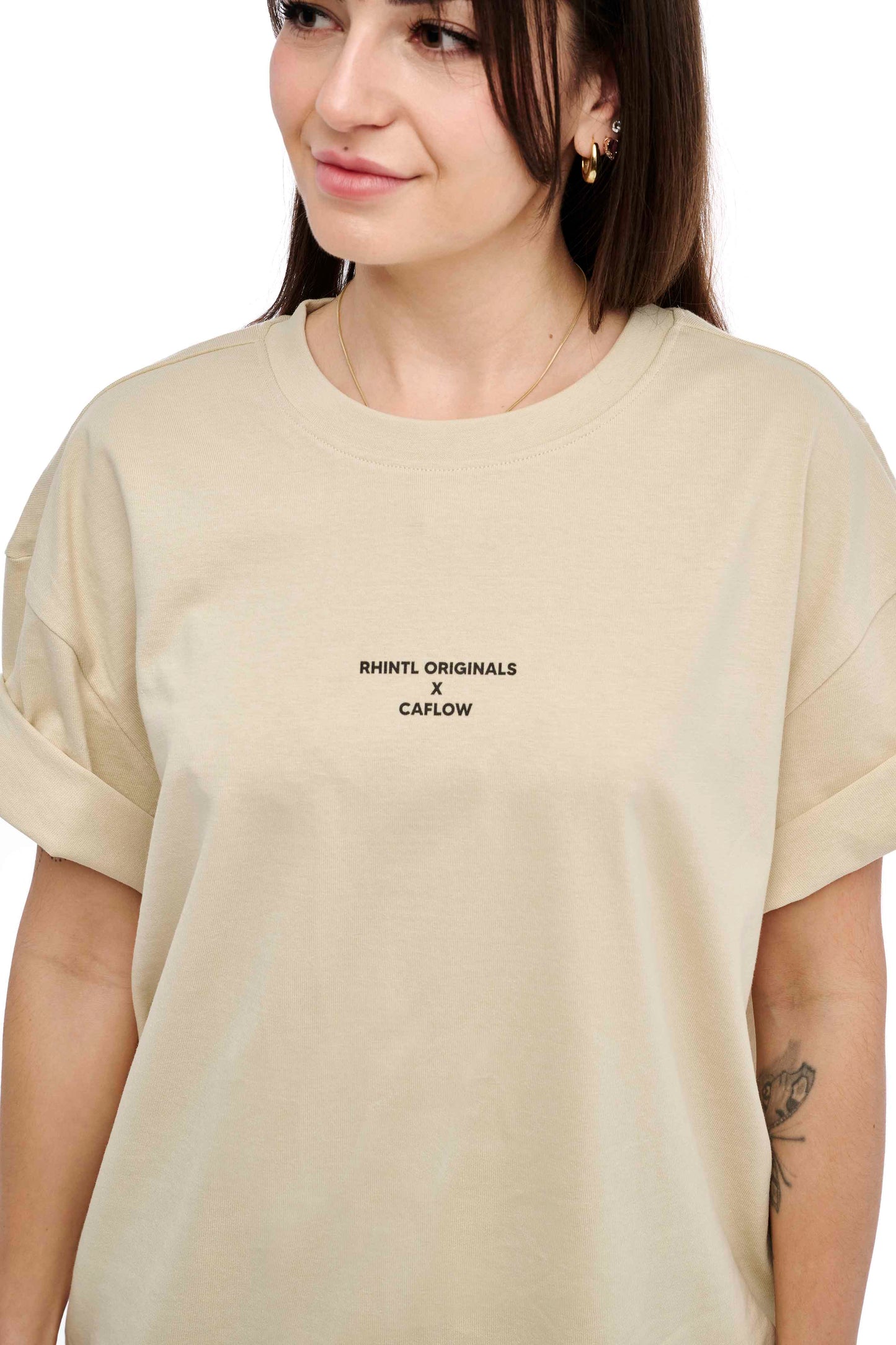 Ladies T-Shirt The World White Sand