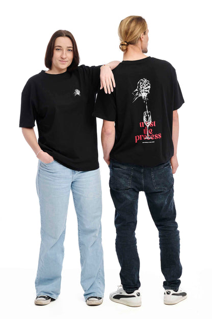 T-Shirt Wetli Weine trust the process black