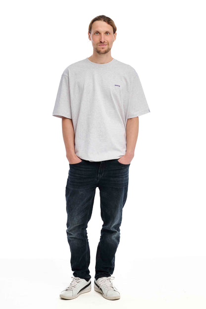 " khöörig." Oversize T-Shirt cool heather grey