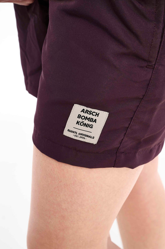 Badehose 'ARSCHBOMBAKÖNIG'