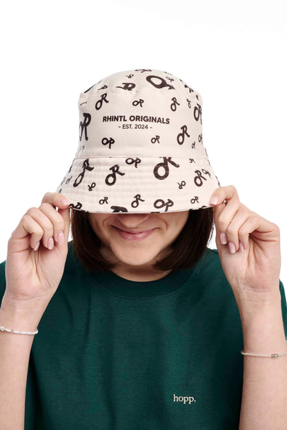 Bucket Hat Rhintl Originals white