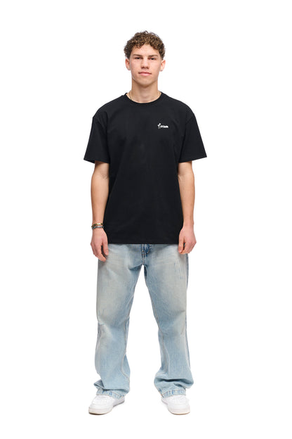 Oversize T-Shirt black Wetli Weine "SYLWM"