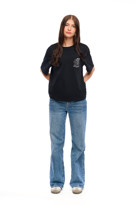 Oversize T-Shirt black "Velo"