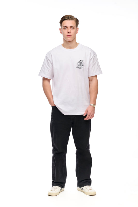 Oversize T-Shirt white "Velo"