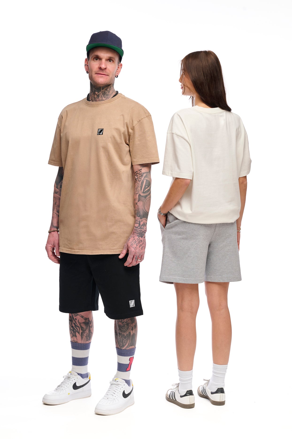 "Essential Collection" Washed Oversize T-Shirt unionbeige