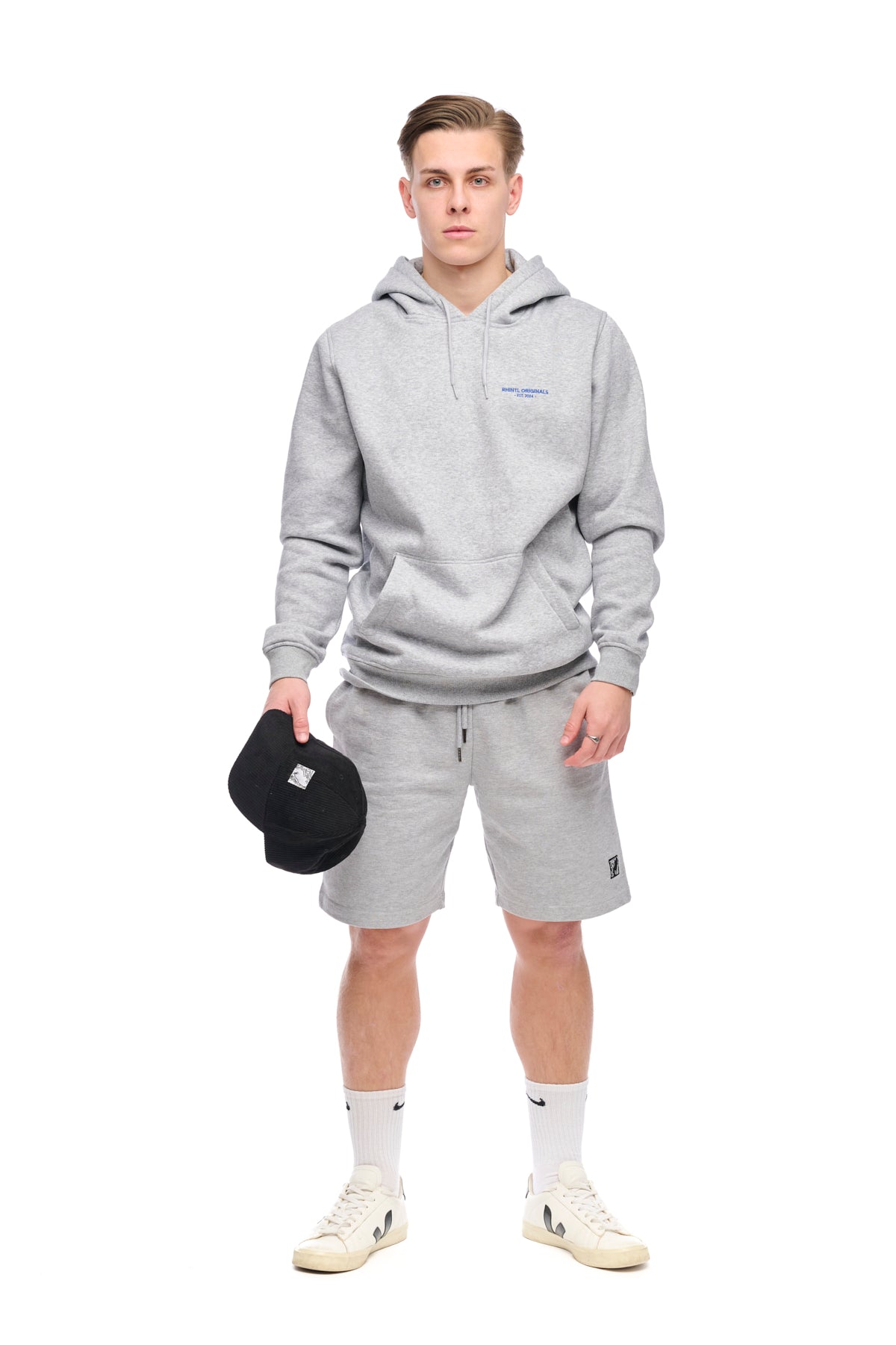 "Essential Collection" Hoodie heathergrey