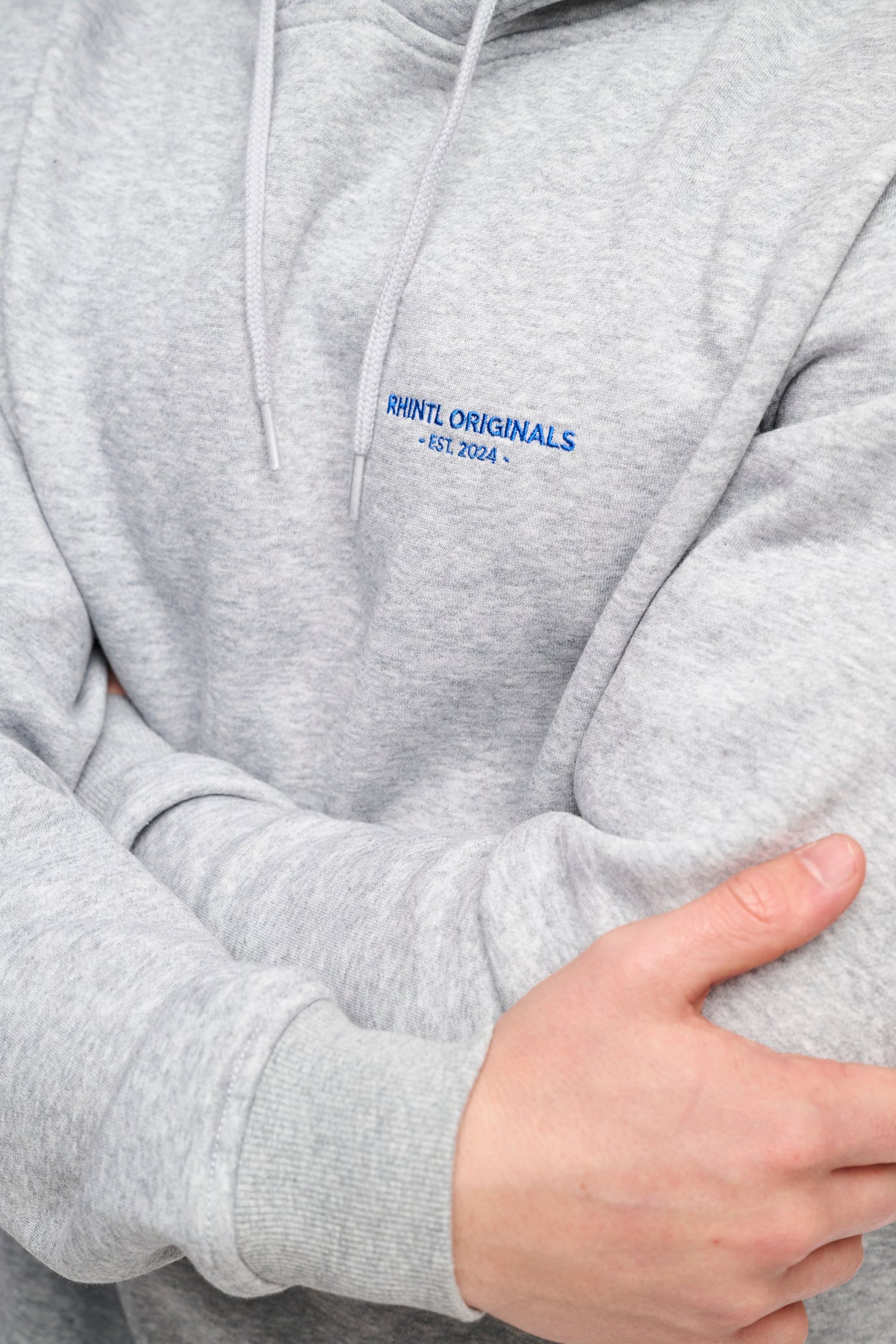 "Essential Collection" Hoodie heathergrey