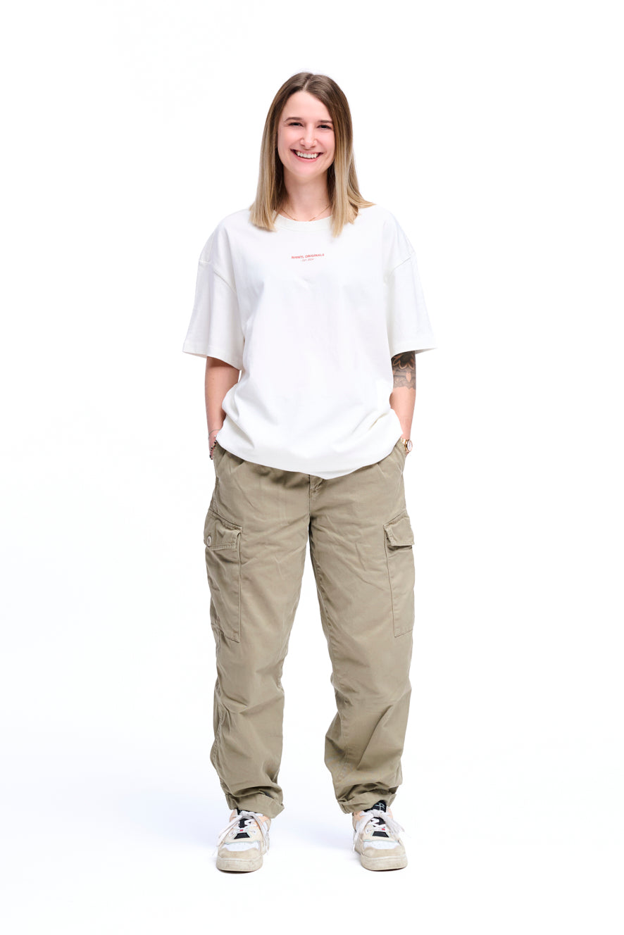 Oversize T-Shirt Rhintl LineUp blancwhite