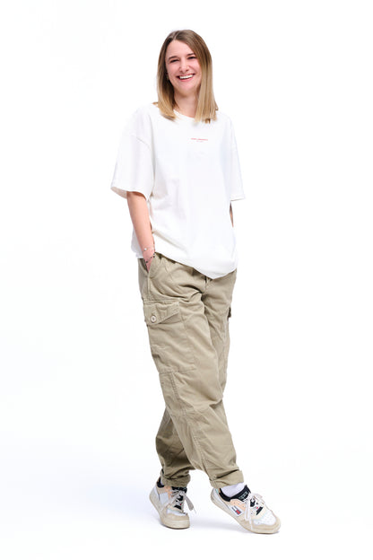 Oversize T-Shirt Rhintl LineUp blancwhite