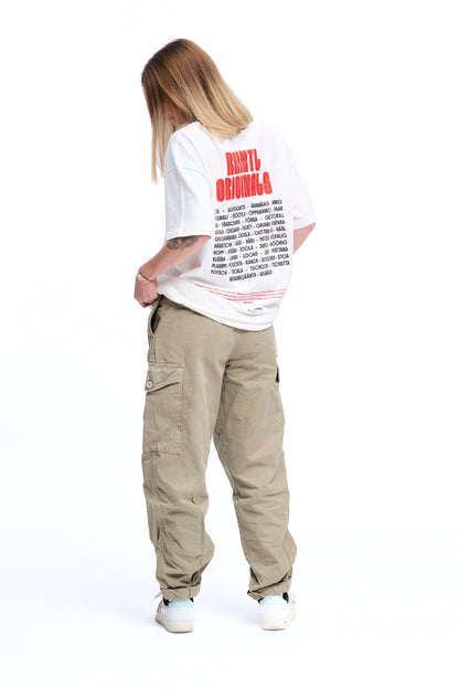 Oversize T-Shirt Rhintl LineUp blancwhite