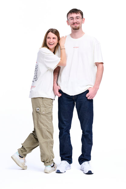 Oversize T-Shirt Rhintl LineUp blancwhite