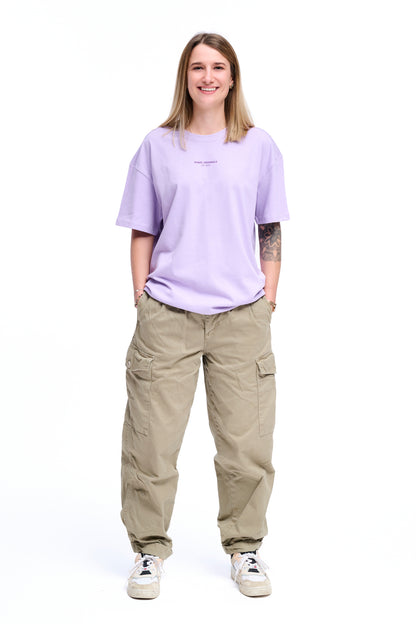 Oversize T-Shirt Rhintl Dialekt lilac