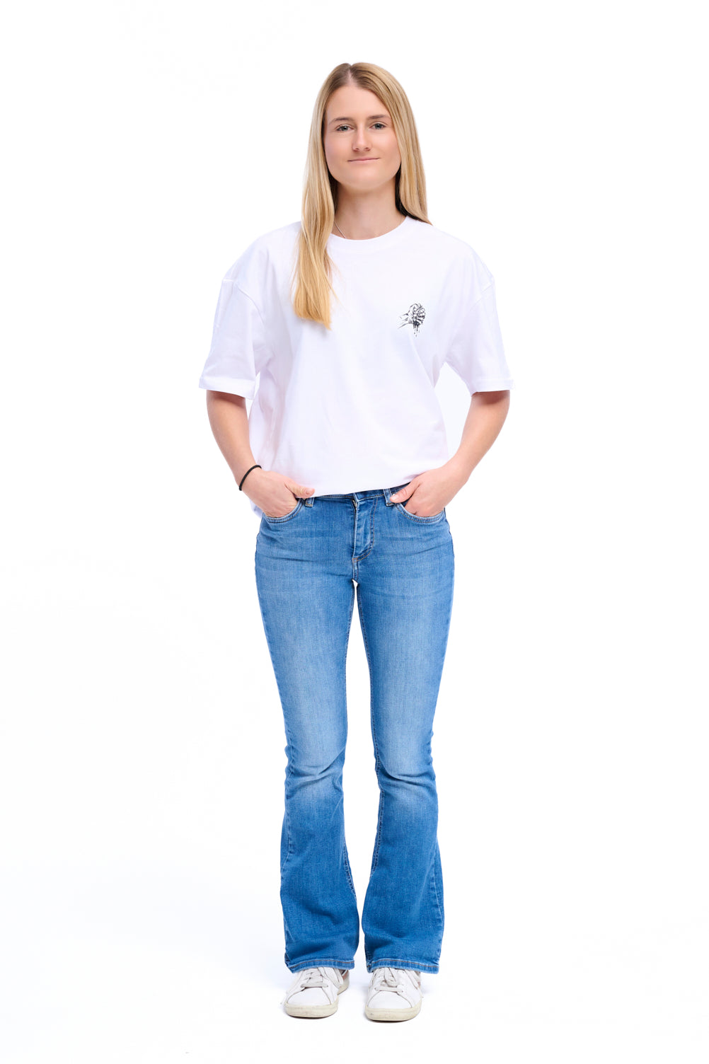 Oversize T-Shirt white Wetli Weine "trust the process"