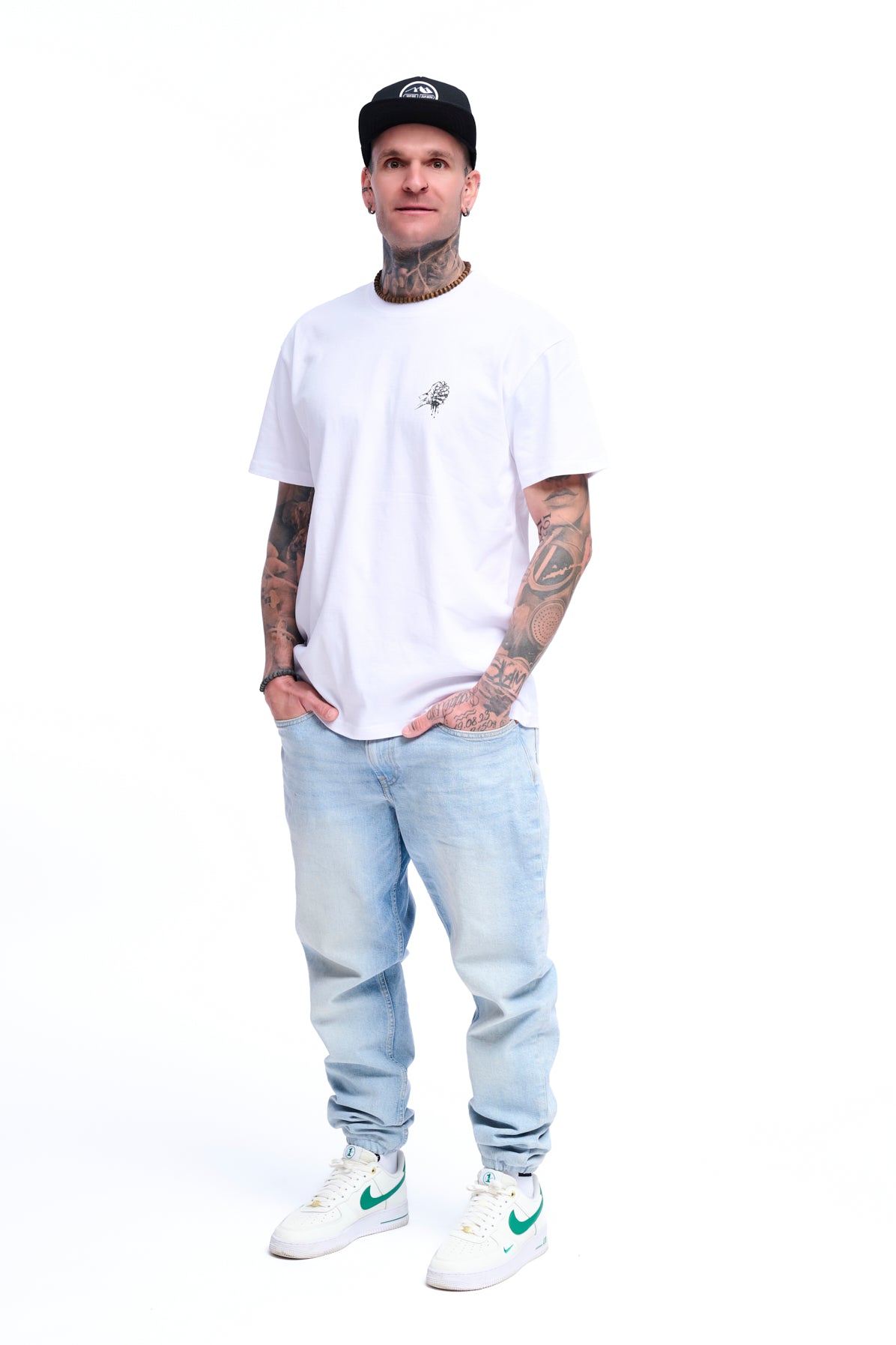 Oversize T-Shirt white Wetli Weine "trust the process"