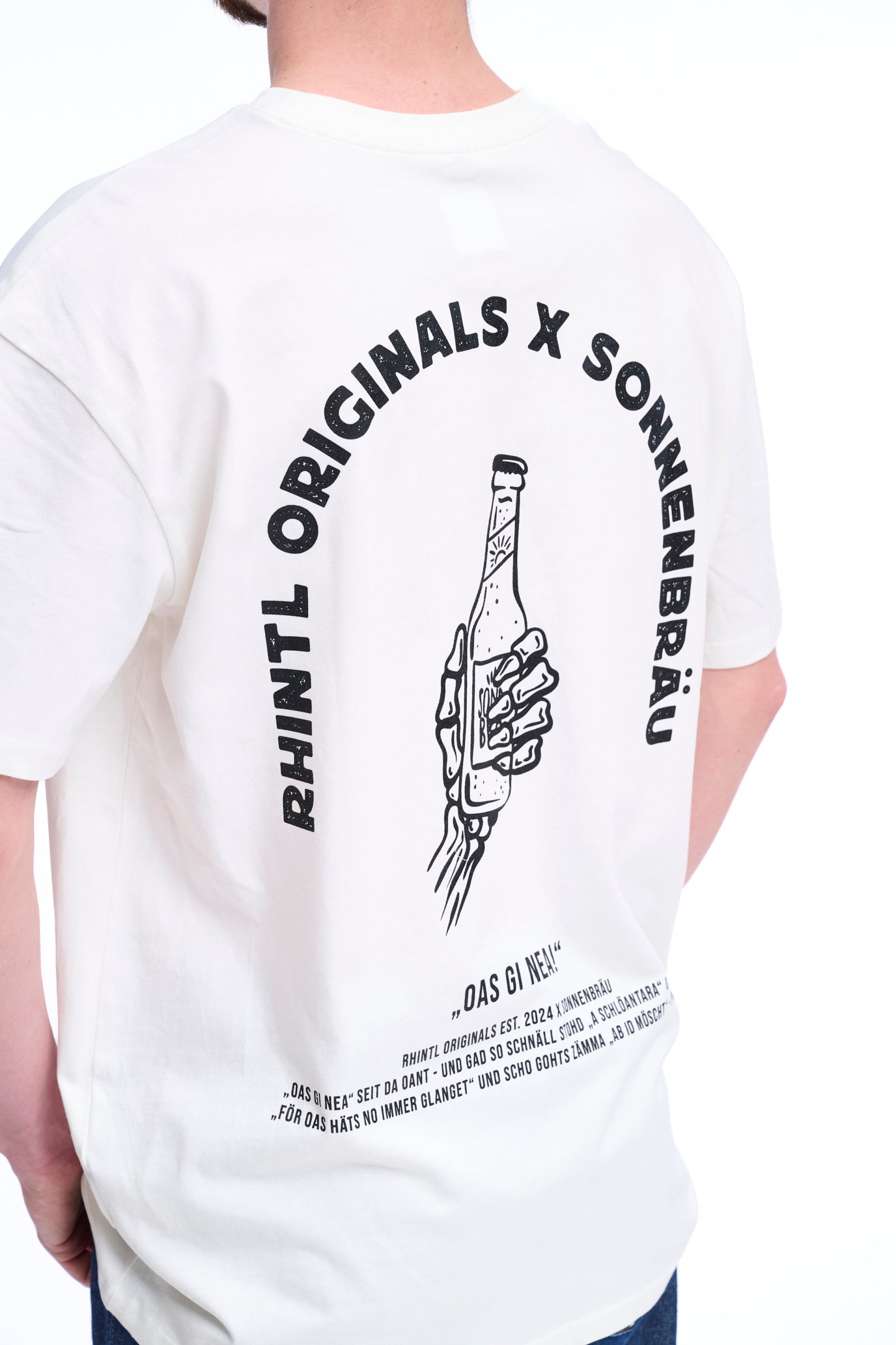 Oversize T-Shirt Sonnenbräu blancwhite