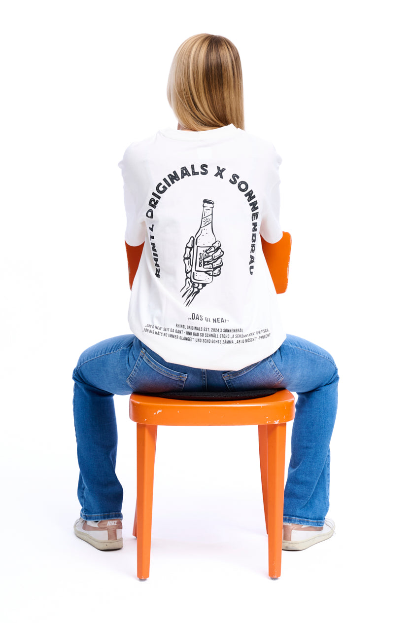 Oversize T-Shirt Sonnenbräu blancwhite